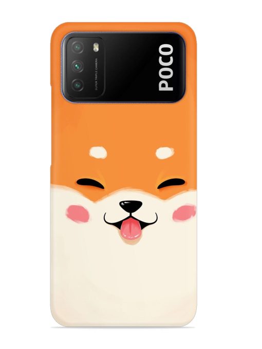 Happy Cat Art Snap Case for Poco M3 Zapvi