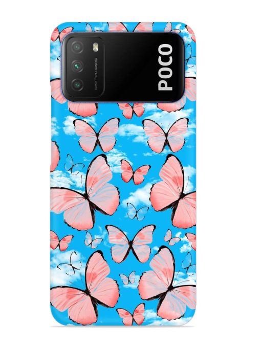 Seamless Pattern Tropical Snap Case for Poco M3