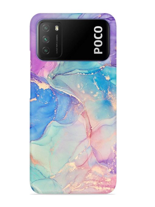 Alcohol Ink Colors Snap Case for Poco M3