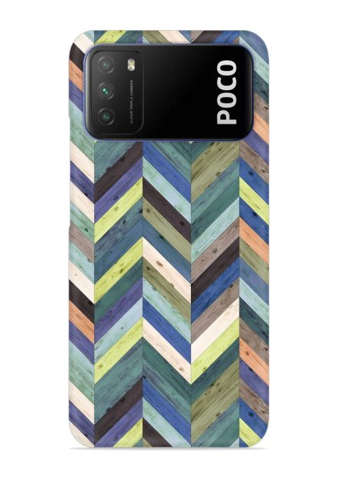 Chevron Random Color Snap Case for Poco M3