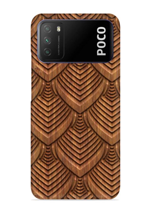 Carved Pattern On Snap Case for Poco M3