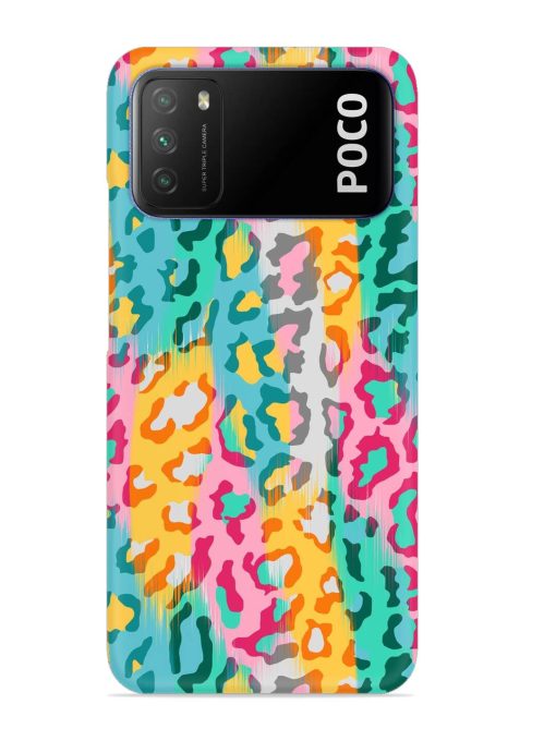 Seamless Vector Colorful Snap Case for Poco M3 Zapvi