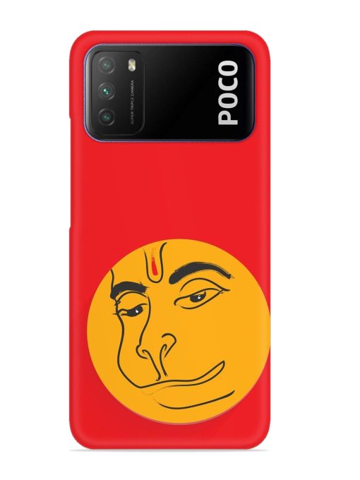 Lord Hanuman Vector Snap Case for Poco M3 Zapvi