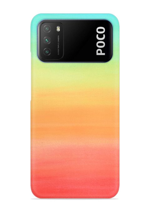 Background Sky Watercolor Snap Case for Poco M3 Zapvi