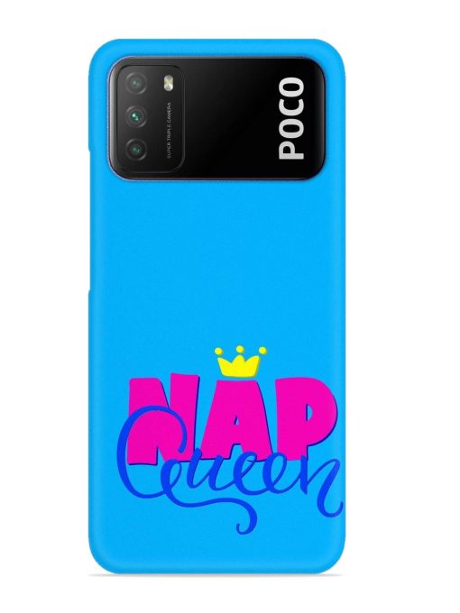 Nap Queen Quote Snap Case for Poco M3