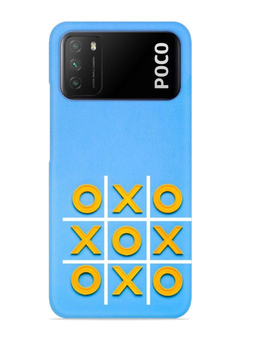 Yellow Plastic Crosses Snap Case for Poco M3