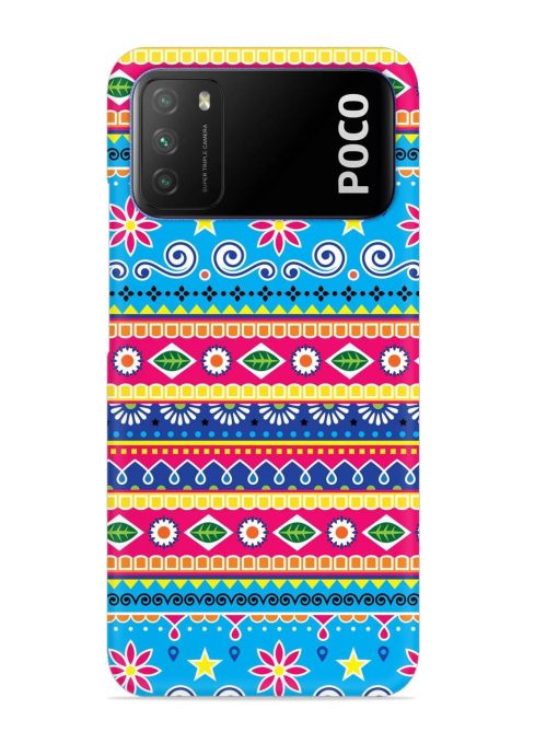 Indian Seamless Snap Case for Poco M3 Zapvi