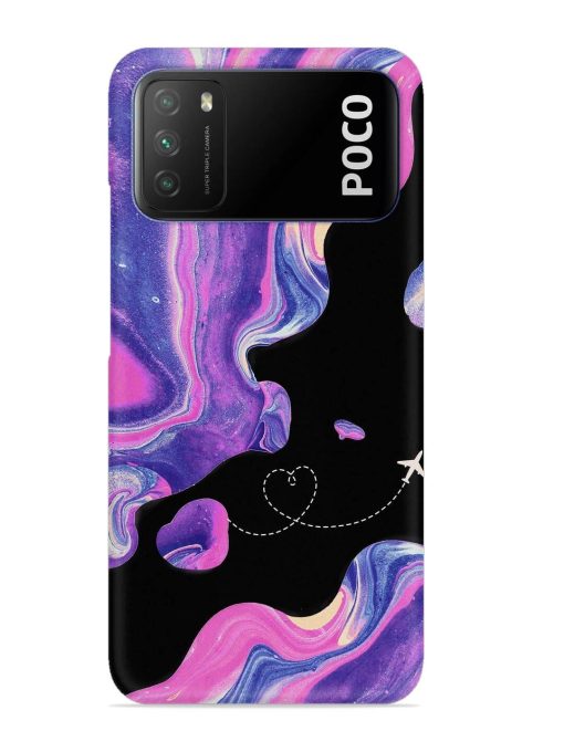 Glitter Art Snap Case for Poco M3 Zapvi