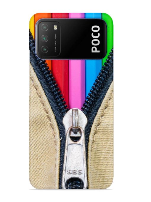 Zip In Color Snap Case for Poco M3 Zapvi