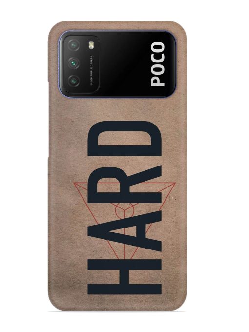 Hard Typo Snap Case for Poco M3 Zapvi