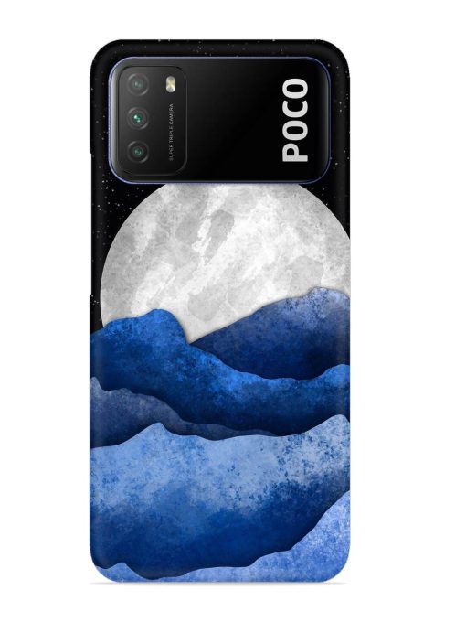 Full Moon Mountain Vector Snap Case for Poco M3