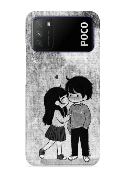 Couple Love Highlights Snap Case for Poco M3