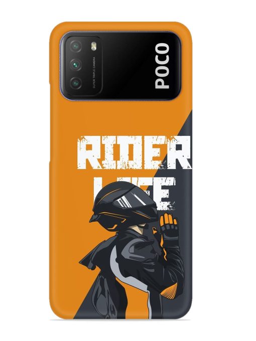 Rider Life Snap Case for Poco M3 Zapvi