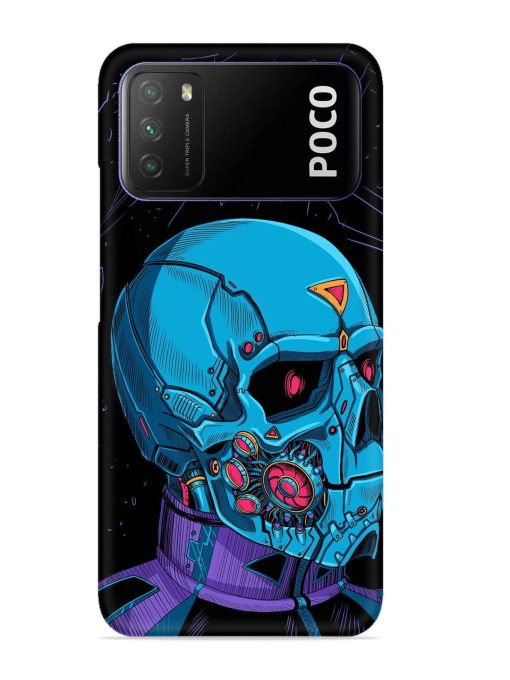 Skull Robo Vector Snap Case for Poco M3