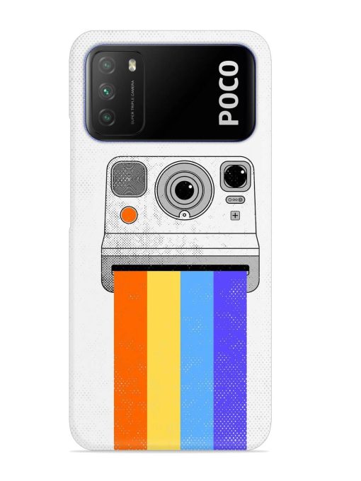 Retro Camera Art Snap Case for Poco M3