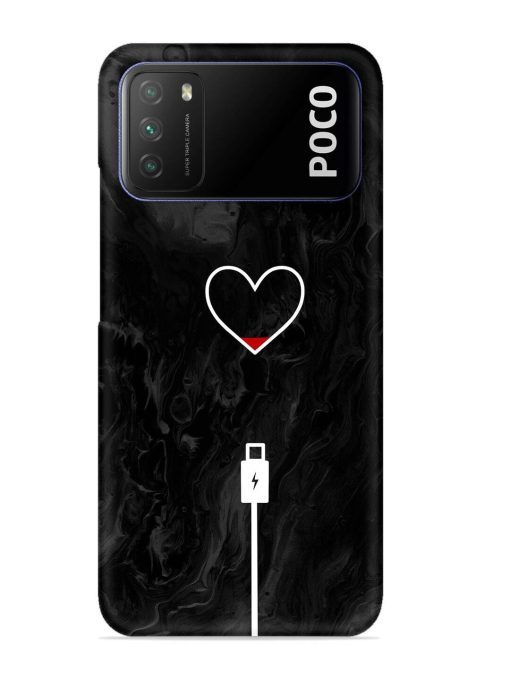 Heart Charging Vector Snap Case for Poco M3