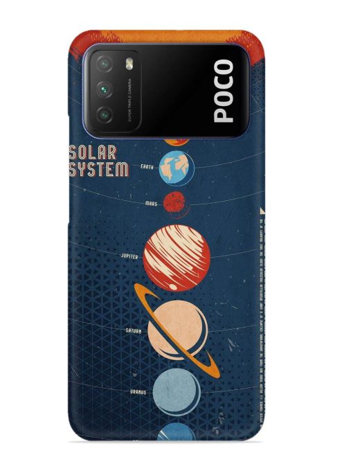 Solar System Vector Snap Case for Poco M3