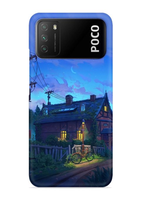 Beautiful Village House Snap Case for Poco M3 Zapvi