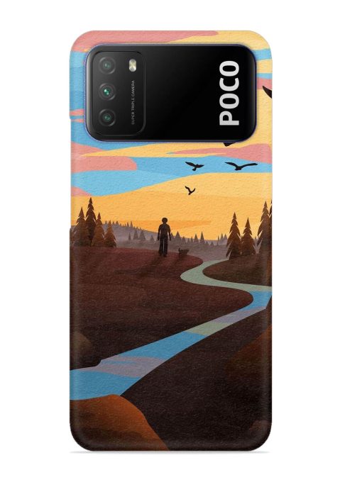 Natural Landscape Art Snap Case for Poco M3