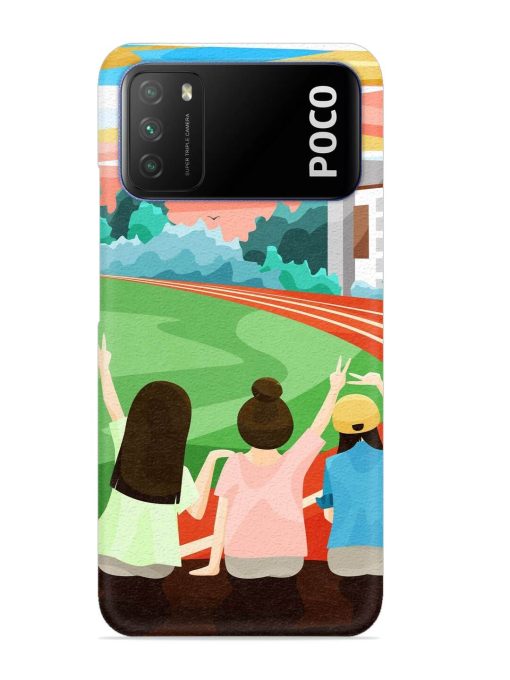 School Playground Snap Case for Poco M3