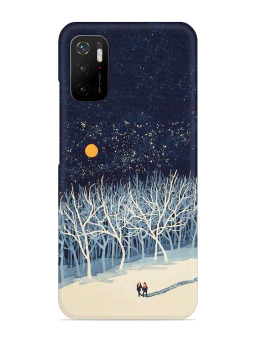 Full Moon Snowshoe Tour Snap Case for Poco M3 Pro (5G) Zapvi