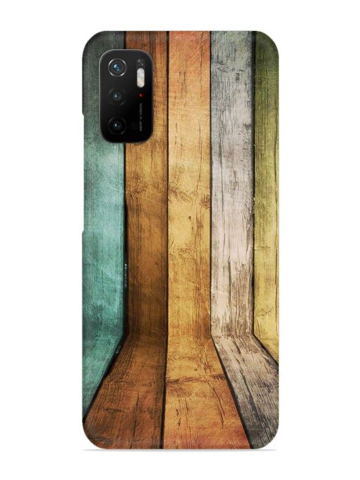 Wooden Realistic Art Snap Case for Poco M3 Pro (5G) Zapvi