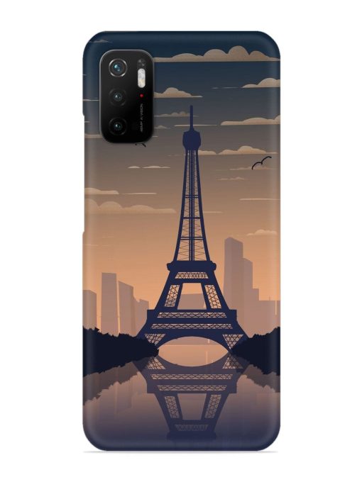 France Paris Eiffel Tower Gradient Snap Case for Poco M3 Pro (5G) Zapvi