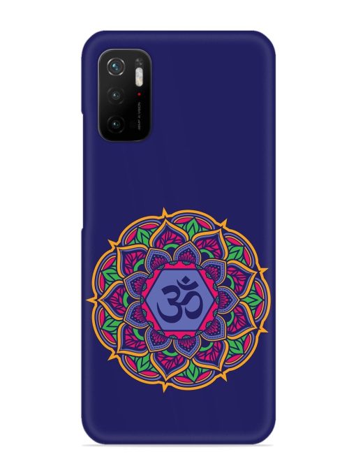 Om Mandala Art Blue Snap Case for Poco M3 Pro (5G) Zapvi