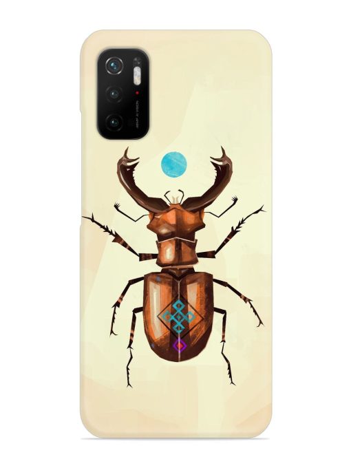 Stag Beetle Vector Snap Case for Poco M3 Pro (5G) Zapvi