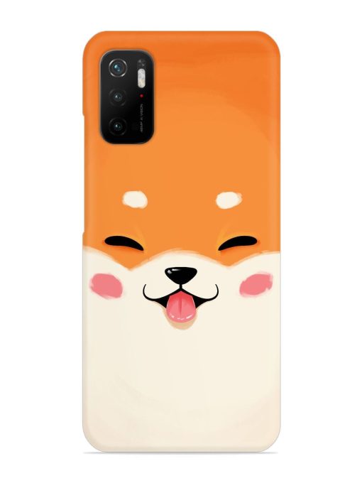 Cute Dog Face Vector Snap Case for Poco M3 Pro (5G) Zapvi