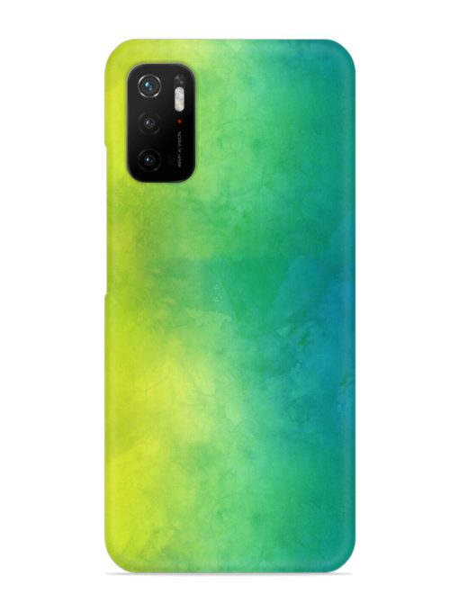 Yellow Green Gradient Snap Case for Poco M3 Pro (5G) Zapvi