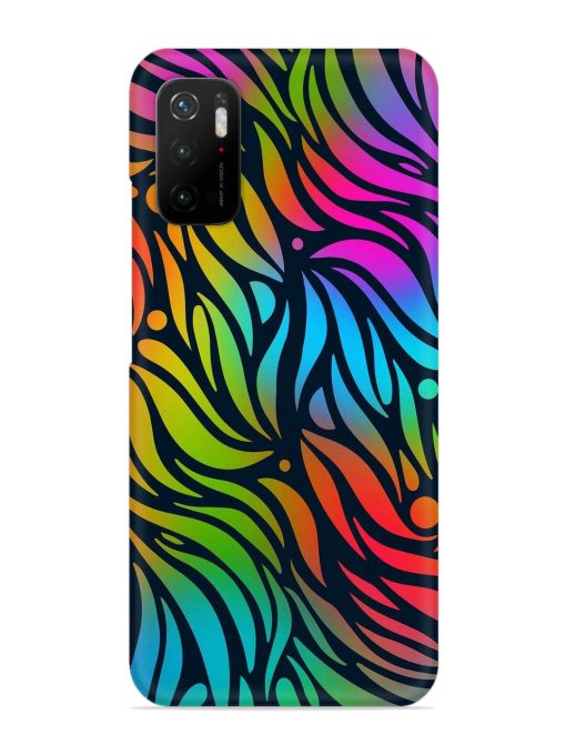 Abstract Leaf Design Snap Case for Poco M3 Pro (5G) Zapvi