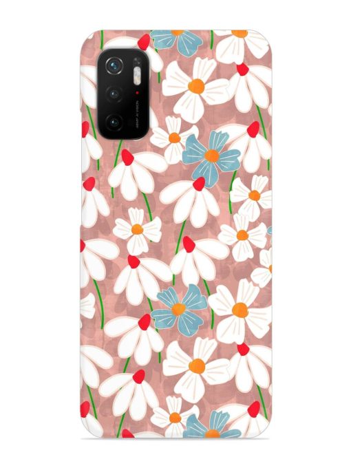 Abstract Petal Flowers Snap Case for Poco M3 Pro (5G) Zapvi