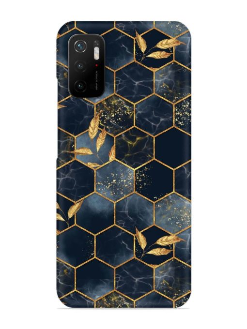 Marble Hexagon Seamless Snap Case for Poco M3 Pro (5G) Zapvi