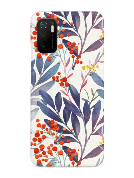 Seamless Floral Pattern Snap Case for Poco M3 Pro (5G) Zapvi