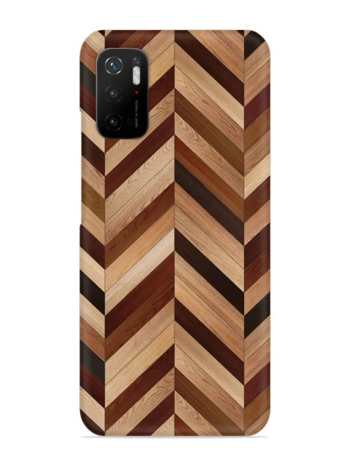 Seamless Wood Parquet Snap Case for Poco M3 Pro (5G) Zapvi