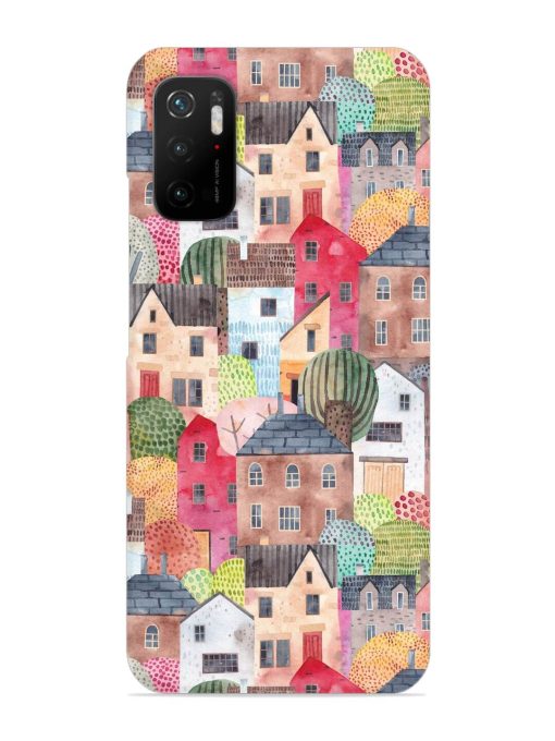 Abstract Seamless Pattern Snap Case for Poco M3 Pro (5G) Zapvi