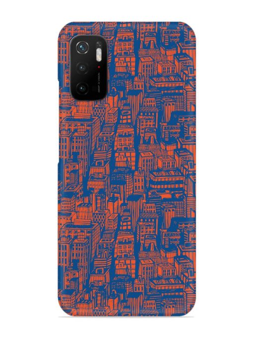 Hand Drawn Seamless Snap Case for Poco M3 Pro (5G)