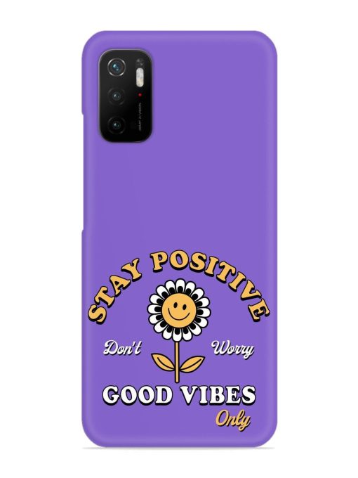 Retro Positive Flower Snap Case for Poco M3 Pro (5G) Zapvi