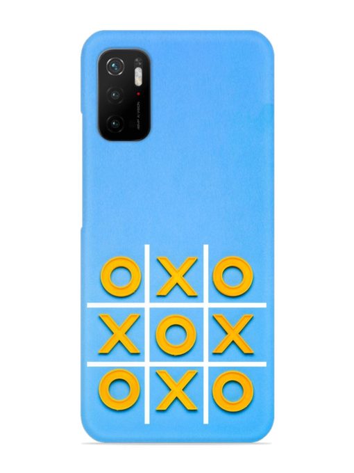 Yellow Plastic Crosses Snap Case for Poco M3 Pro (5G) Zapvi