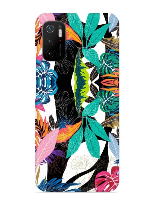 Floral Pattern Bright Snap Case for Poco M3 Pro (5G) Zapvi