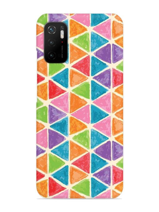 Seamless Colorful Isometric Snap Case for Poco M3 Pro (5G) Zapvi