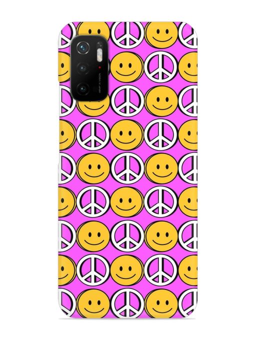 Smiley Face Peace Snap Case for Poco M3 Pro (5G)