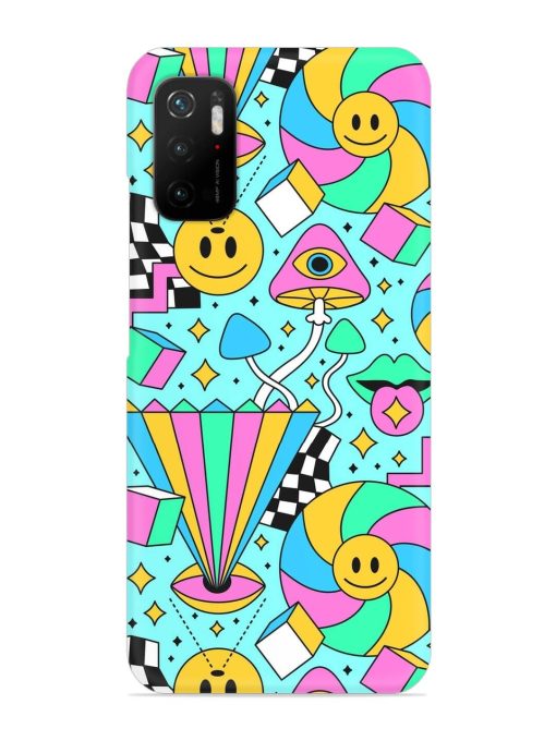 Trippy Rainbow 60S Snap Case for Poco M3 Pro (5G)