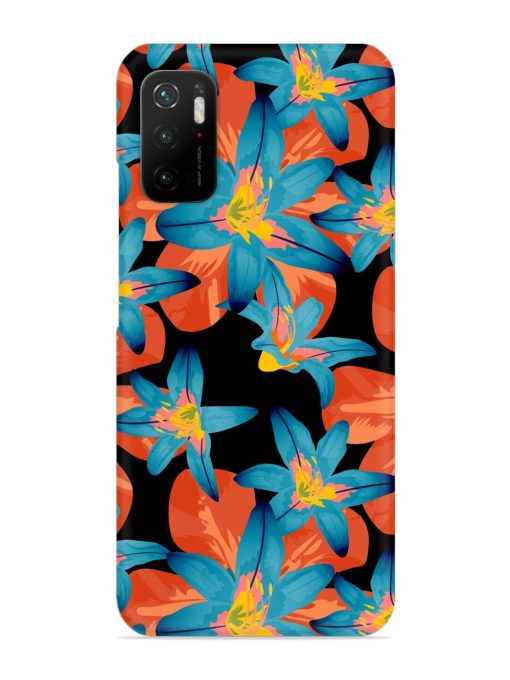 Philippine Flowers Seamless Snap Case for Poco M3 Pro (5G) Zapvi