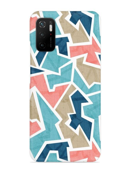 Vintage Geometric Triangle Snap Case for Poco M3 Pro (5G) Zapvi