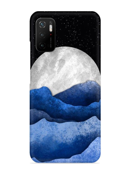 Full Moon Mountain Vector Snap Case for Poco M3 Pro (5G) Zapvi