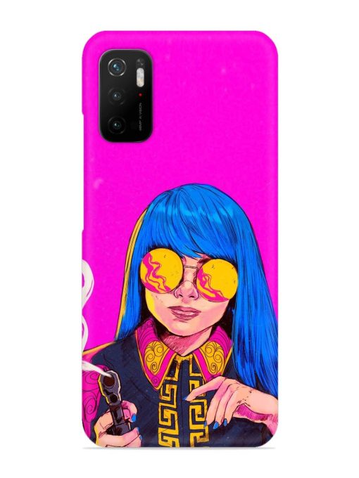 Aesthetic Anime Girl Snap Case for Poco M3 Pro (5G) Zapvi