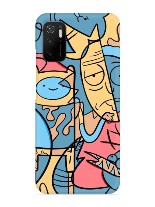 Silly Face Doodle Snap Case for Poco M3 Pro (5G) Zapvi