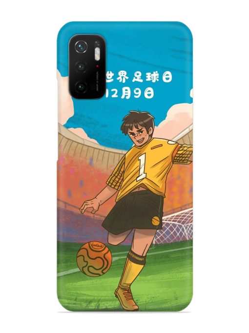 Soccer Kick Snap Case for Poco M3 Pro (5G) Zapvi